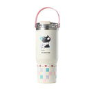 Ljojo 304 Stainless Steel Vacuum Insulated Straw Cup - Large Portable Thermos