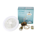 Ljojo 30W LED Ceiling Fan Light, Modern Multi-function Lamp for Bedroom, Balcony & Kitchen