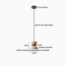 Ljojo LED Pendant Light Fixture Japanese Style Hanging Lamp for Home Decor.