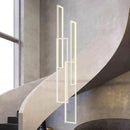 Modern Minimalist LED Ceiling Chandelier Lamps | Square Suspension Pendant Lights by Ljojo