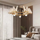 Ljojo Modern Acrylic Butterfly Led Pendant Light Gold Suspend Lamp for Home Decor