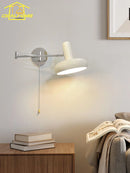 Bauhaus Atmosphere Cream Wind Swing Arm Wall Lamp LED E27 Staircase Bedside Reading by Ljojo
