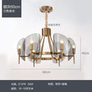 Modern Glass Chandelier Dining Table Bedroom Light Luxury Living Room Ljojo Ljojo Ashtray Atmospheric