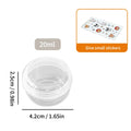 Ljojo Transparent Sealed Pill Box | Travel Pill Organizer Box | Dustproof Tablet Bottles
