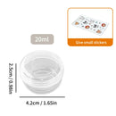 Ljojo Transparent Sealed Pill Box | Travel Pill Organizer Box | Dustproof Tablet Bottles