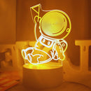 Astronaut USB 3D Night Light for Bedroom | Ljojo Desk Lamp for Living Room