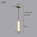 Light Luxury Copper Marble Chandelier - Elegant Bedroom Pendant Lighting by Ljojo