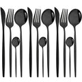 Ljojo 12-Piece Gold Flatware Set Stainless Steel Cutlery Dinnerware