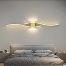 Ljojo LED Wall Lights in Black Gold White for Bedroom Corridor Balcony