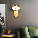 Ljojo Minimalist Brushed Gold Nordic Wall Lamp - Bedroom Bedside Lighting