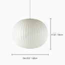 Denmark Designer Silk Pendant Lamp Minimalist Nordic Wabi Sabi for Hotel Restaurant by Ljojo.