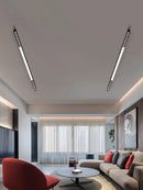 Ljojo Long Strip LED Ceiling Lamp for Modern Minimalist Living Room Lighting