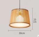 Bamboo Chandelier Ceiling Light for Home Decor - Nordic Style Pendant Lamps by Ljojo