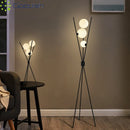 Modern Hand-Knitted Bubble Ball LED Floor Lamp for Bedroom Decor by Ljojo