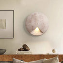 LED Real Stone Wall Light: Ljojo Art Deco Bedroom Sconce for Ambiance & Style