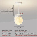 Ljojo LED Bear Chandelier | Unique Children's Room Pendant Light with Modern Design