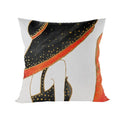 Abstract Line Drawing Girls Print Cushion Cover 45x45cm by Ljojo