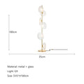 Italian Minimalist LED Floor Lamp Smoke Gray Glass for Artistic Home Decor by Ljojo