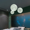 Nordic Moon Led Pendant Lights Chandeliers for Living Room & Bedroom by Ljojo