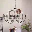 Ljojo LED Staircase Chandeliers Indoor Pendant Light Lamps for Living Room