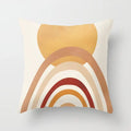 Ljojo Mid Century Geometry Abstract Pillow Case for Home Sofa Decor