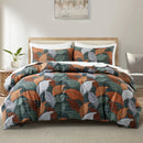 Leaf Plant Duvet Set, Boho Quilt Cover, Home Bedding by Ljojo