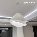 Nordic Cream Style Fabric Dining Table Pendant Lamp for Living Room by Ljojo