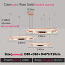Ljojo LED Chandelier: Modern Dining Room Lighting for Bedroom, Living Room, and Study