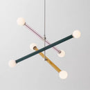 Modern Wrought Iron LED Pendant Light - Three-layer Bedside Eye Protection by Ljojo