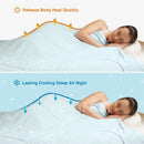 Ljojo Lightweight Cooling Comforter: Soft Smooth Air Condition Blanket for Summer