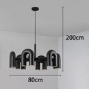Ljojo LED Pendant Chandeliers for Modern Home Decor Staircase Lighting