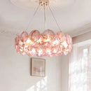 Ljojo Luxury Colorful Glass LED Pendant Lights French Modern Living Room Hanging Lamp