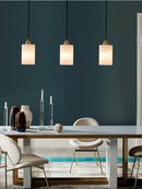 Ljojo Marble Alabaster Chandelier Copper Pendant Light