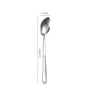Ljojo Long Handle Soup Spoon Ladle Colander Tableware Kitchen Utensils