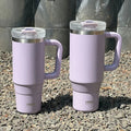 Ljojo 40oz Tumbler Cup Stainless Steel Insulated Coffee Mug with Straw