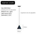 Ljojo Modern Geometric Pendant Light with Long Wire Design - LED Suspension Ligh