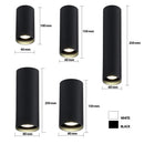 Ljojo LED Spot Light 5W White/Black Tube Ceiling Surface Mount Indoor Lighting