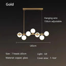 Modern Copper Glass Ball Pendant Lights Dining Kitchen Chandeliers by Ljojo