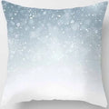 Christmas Elk Print Pillowcase 45x45cm for Sofa, Car, Bedroom, Living Room by Ljojo