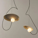Ljojo 3D Floating Ball Chandelier - Nordic Retro Pendant Light for Living Room