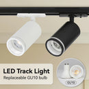 Ljojo LED Track Light Clothing Store Focus Rail Spot GU10 Chandelier Spotlight