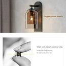 Ljojo Luxury Double Glass Wall Lamp: Modern Nordic Design for Home, Restaurant, or Staircase