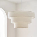 Nordic Fabric Pendant Lights | Japanese Wabi-Sabi Chandelier for Bedroom & Living Room by Ljojo