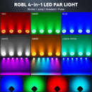 Ljojo™ 150W RGBL LED Par Lights for Disco Bar Club Wedding Live Show