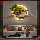 Ljojo LED Landscape Mural Wall Sconce Lamp for Home Decor