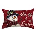 Christmas Snowman Tree Pillowcase - Ljojo Home Decoration Gift Suite