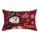 Christmas Snowman Tree Pillowcase - Ljojo Home Decoration Gift Suite