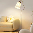 Contemporary Floor Lamp LED Retro Standing Light Luxury Living Room Bedroom Villa Hotel Elegant Decor Creative Study - Ljojo