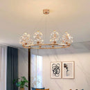 Ljojo Luxury Crystal Living Room Chandelier - Modern Dining Room Pendant Lamp