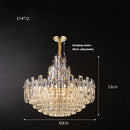 Ceiling Chandeliers 2025 LED Hanging Lamps - Luxury Light Fixture for Dining Room by Ljojo